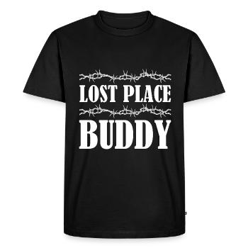 Lost Place Buddy Urbex Idée cadeau - T-shirt Premium bio Homme - noir - Devant - Nico (187cm)