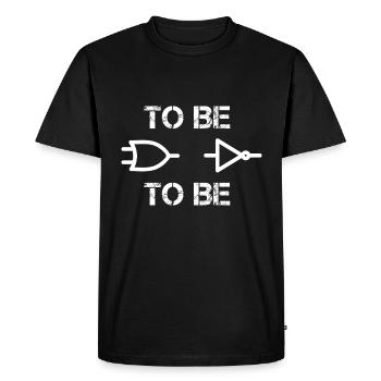 Logikschaltung Elektrotechnik - Männer Premium Bio T-Shirt - Schwarz - Vorne - Nico (187cm)