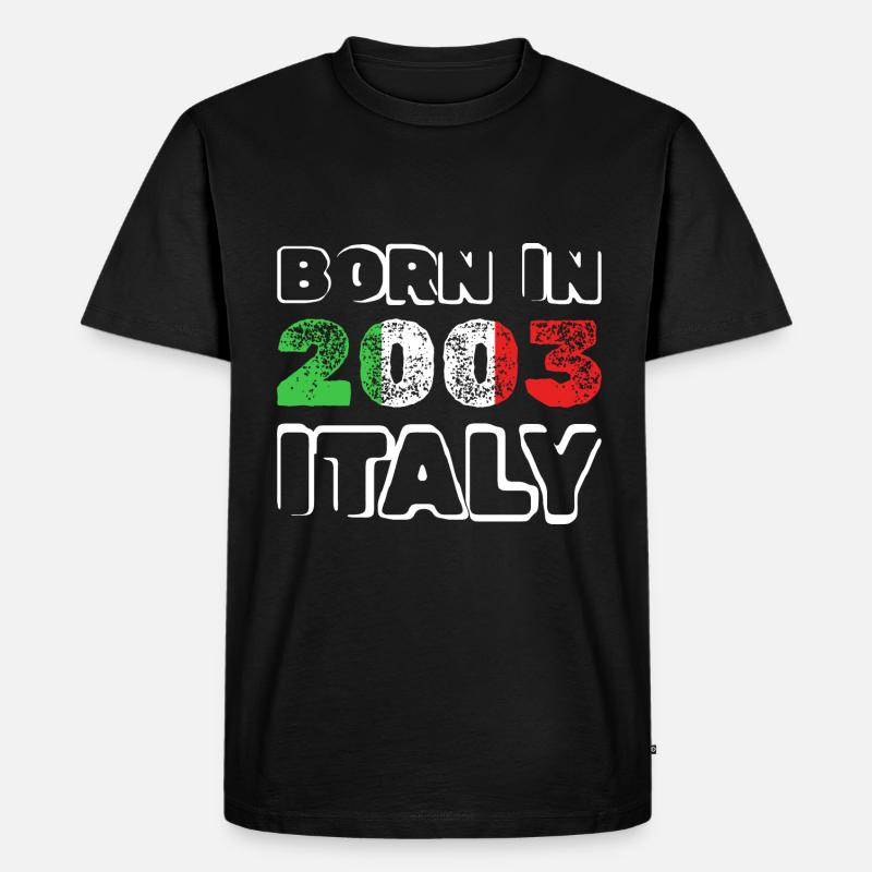 2003 - Männer Premium Bio T-Shirt - Schwarz