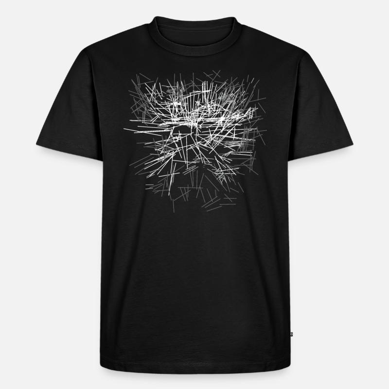 Gothic - Vikings - abstrait - T-shirt Premium bio Homme - noir
