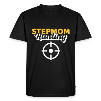 Cadeau de chasse à la belle-mère - T-shirt Premium bio Homme - noir - Devant - Nico (187cm)