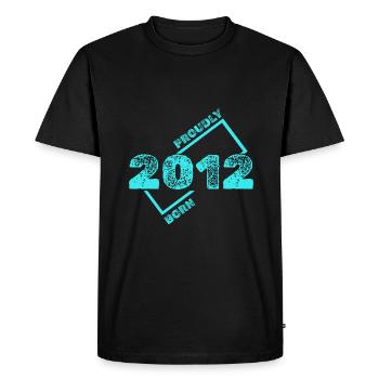 Année 2012 - T-shirt Premium bio Homme - noir - Devant - Nico (187cm)
