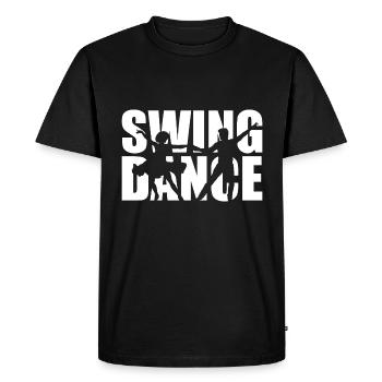 Swing dancers - Men's Premium Organic T-Shirt - black - Front - Nico (187cm)