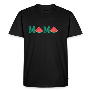 Watermelon Mama - Männer Premium Bio T-Shirt - Schwarz - Vorne - Nico (187cm)