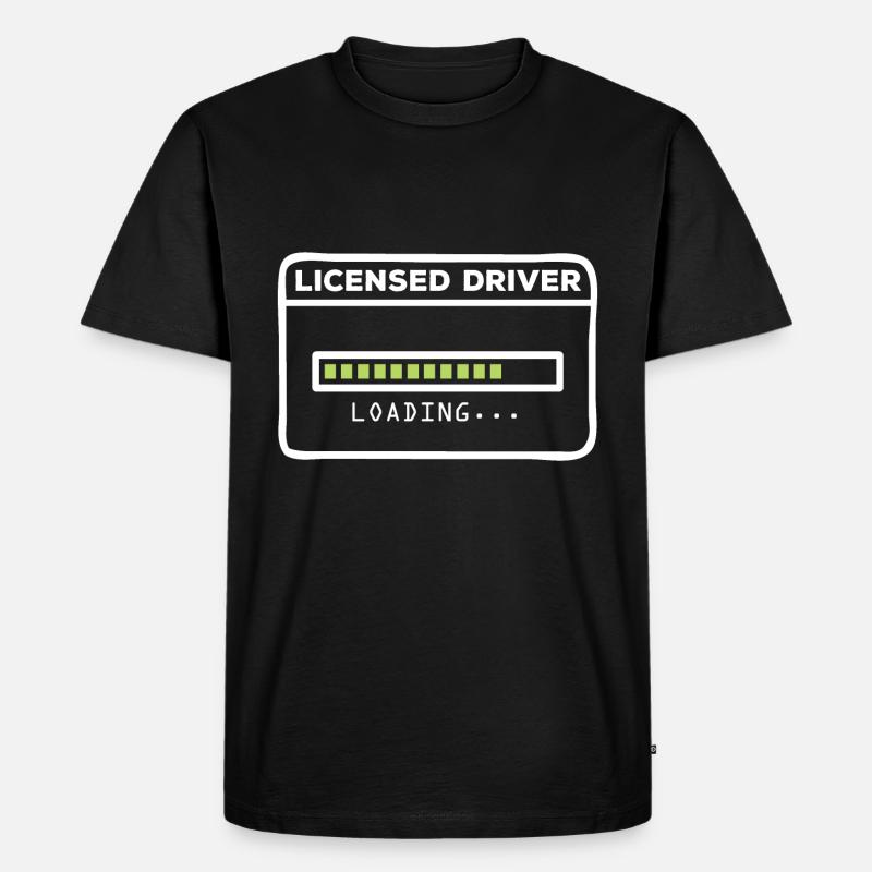 Fahrschule - Männer Premium Bio T-Shirt - Schwarz