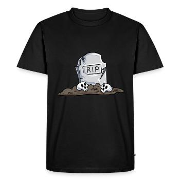 tombstone - Men's Premium Organic T-Shirt - black - Front - Nico (187cm)