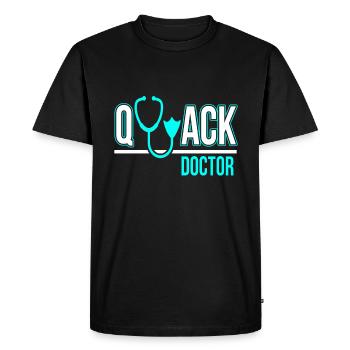 canard - T-shirt Premium bio Homme - noir - Devant - Nico (187cm)