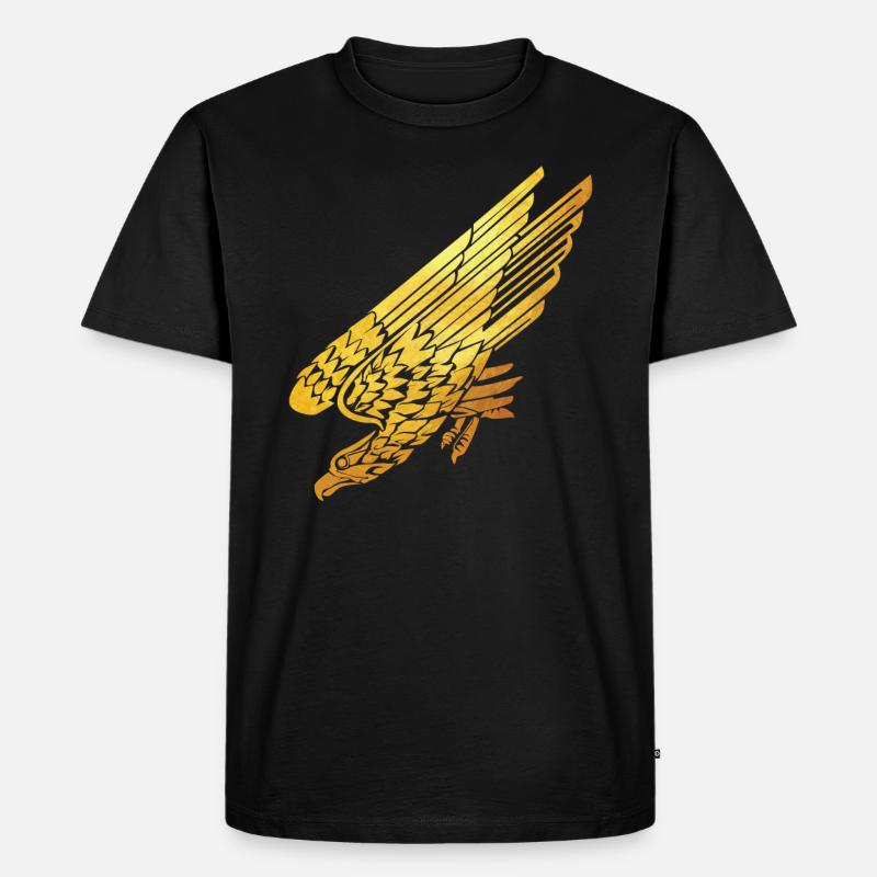 Fallschirmjäger Veteran Bundeswehr TShirt - Männer Premium Bio T-Shirt - Schwarz