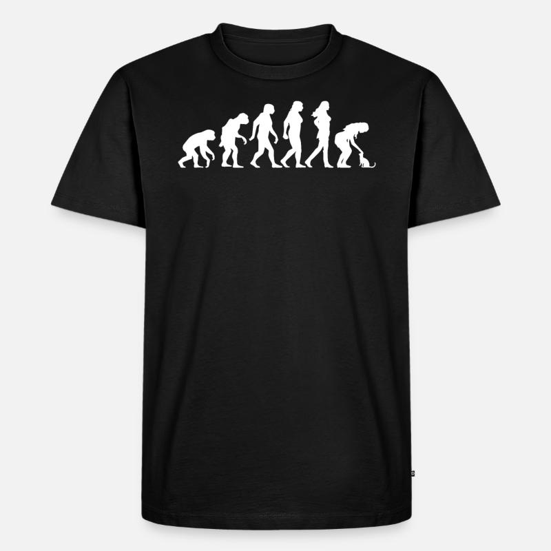 Tshirt Evolution Chatons Chatons - T-shirt Premium bio Homme - noir