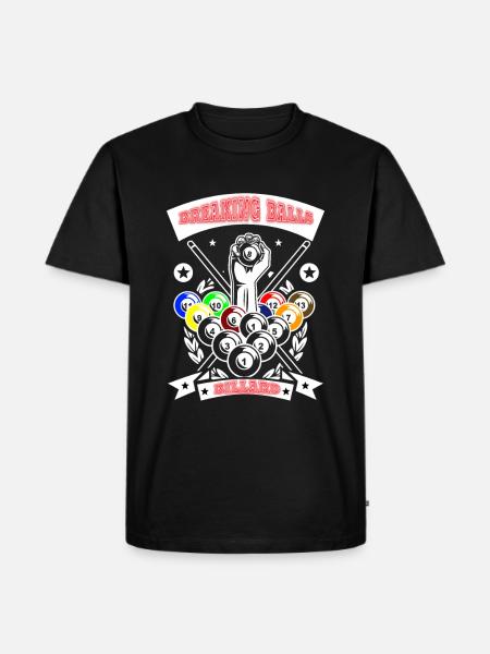 Billiard Championship - Männer Premium Bio T-Shirt - Schwarz