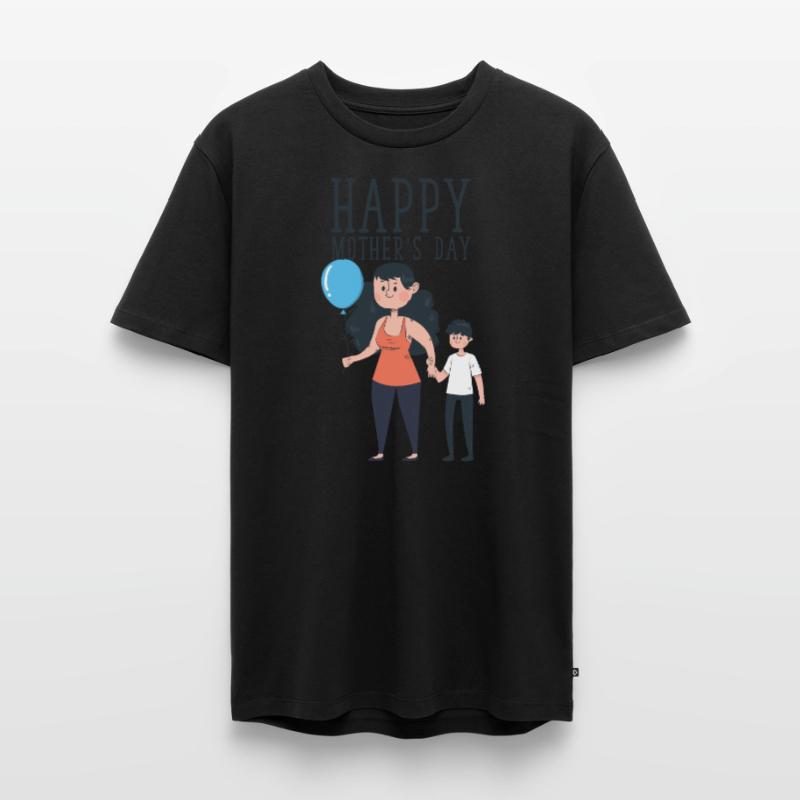 Mutter Sohn Muttertag Tshirt Geschenk Männer Premium Bio T-Shirt