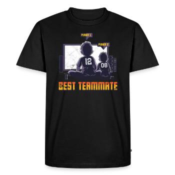 Big Brother Zocker Tshirt - Men's Premium Organic T-Shirt - black - Front - Nico (187cm)