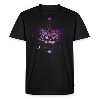 Papillon de lecture de cartes de tarot - T-shirt Premium bio Homme - noir - Devant - Nico (187cm)