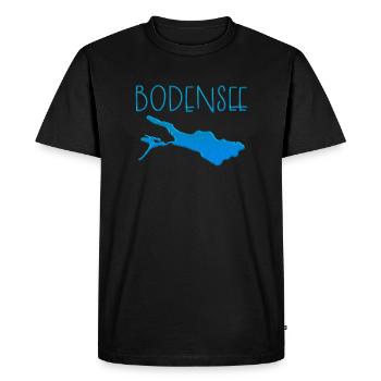 Lake Constance Lake of Constance Swabian Sea - Men's Premium Organic T-Shirt - black - Front - Nico (187cm)
