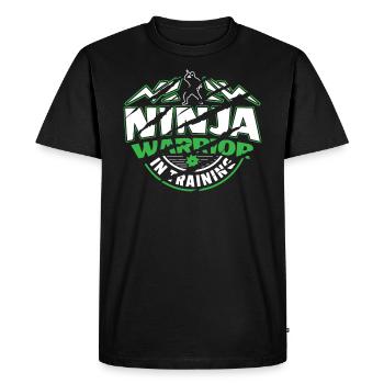 Ninja Warrior In Training Ninja Warrior Gift - Men's Premium Organic T-Shirt - black - Front - Nico (187cm)