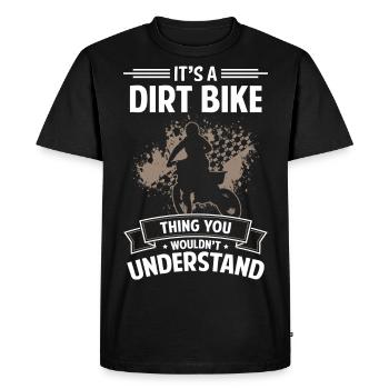 Motocross Racing Riders - Men's Premium Organic T-Shirt - black - Front - Nico (187cm)