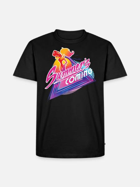 Baywatch Summer´s Coming - Men's Premium Organic T-Shirt - black
