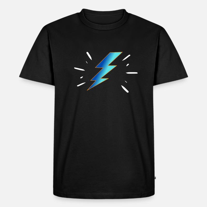 Blitzschnell - Männer Premium Bio T-Shirt - Schwarz