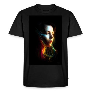 Sensuelle 2 - T-shirt Premium bio Homme - noir - Devant - Nico (187cm)