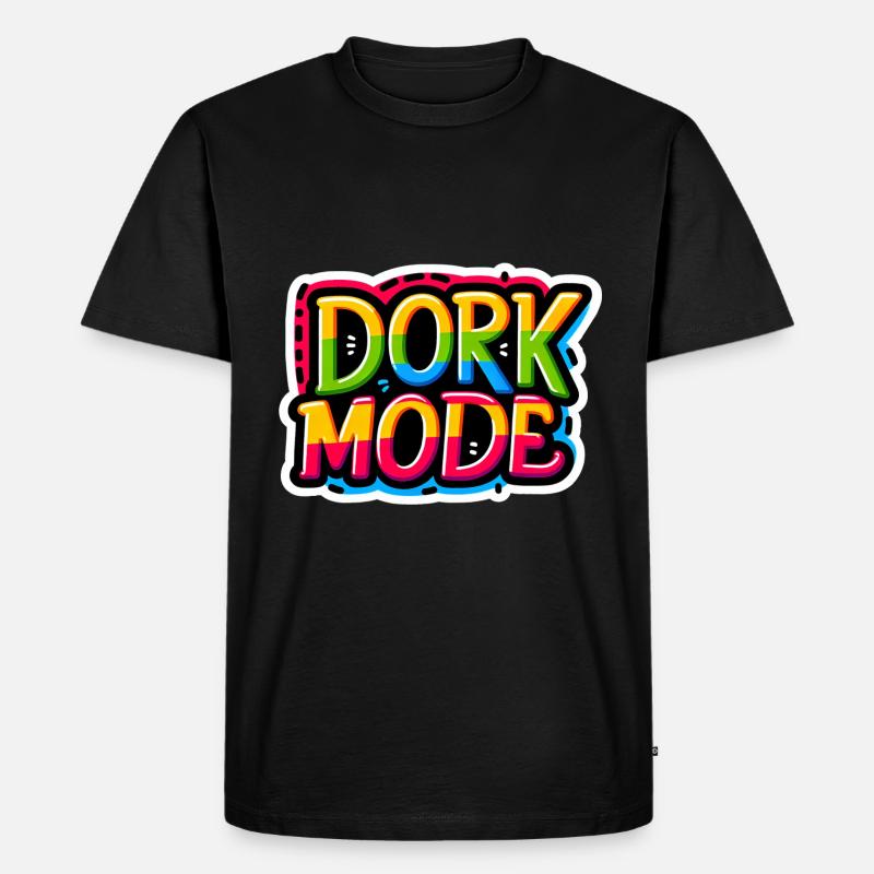 Dork Mode 5 - Männer Premium Bio T-Shirt - Schwarz