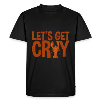 Let's Get Cray - Men's Premium Organic T-Shirt - black - Front - Nico (187cm)