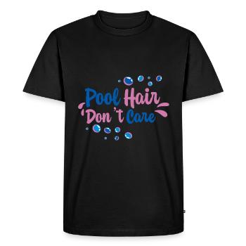 Piscine Cheveux Ne Pas Se Soucier 2 - T-shirt Premium bio Homme - noir - Devant - Nico (187cm)