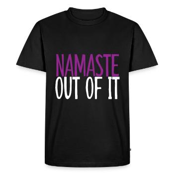 Namaste hors de lui 4 - T-shirt Premium bio Homme - noir - Devant - Nico (187cm)
