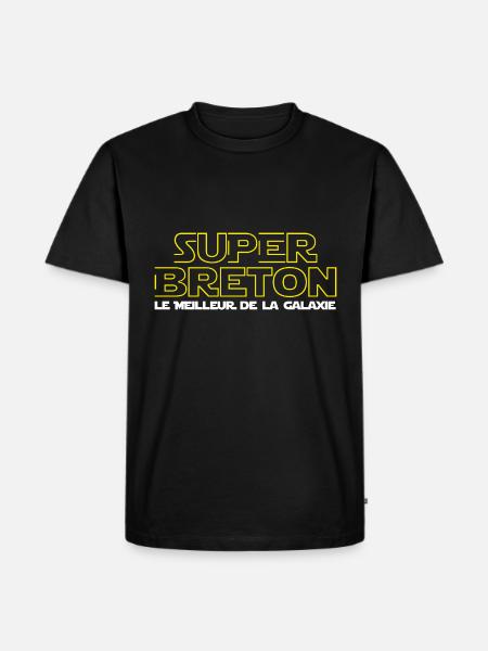 Super Breton - T-shirt Premium bio Homme - noir