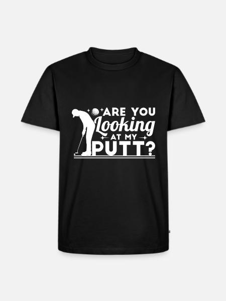 Regardez-vous mon putt - T-shirt Premium bio Homme - noir