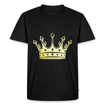 Crown Royal Gold - Men's Premium Organic T-Shirt - black - Front - Nico (187cm)