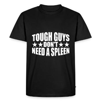 Les durs à cuire n’ont pas besoin d’une rate 3 - T-shirt Premium bio Homme - noir - Devant - Nico (187cm)