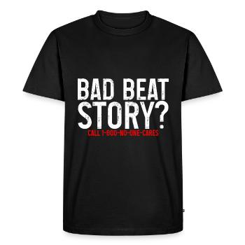 Histoire de Bad Beat, appelez le 1-800-No-One-Cares 2 - T-shirt Premium bio Homme - noir - Devant - Nico (187cm)