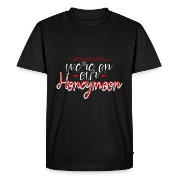 Nous sommes en lune de miel 4 - T-shirt Premium bio Homme - noir - Devant - Nico (187cm)