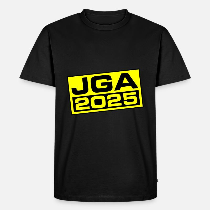 Jga 2025 - Männer Premium Bio T-Shirt - Schwarz