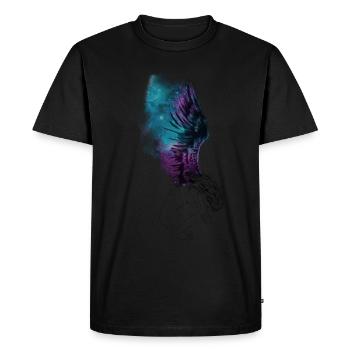 angoisse - T-shirt Premium bio Homme - noir - Devant - Nico (187cm)