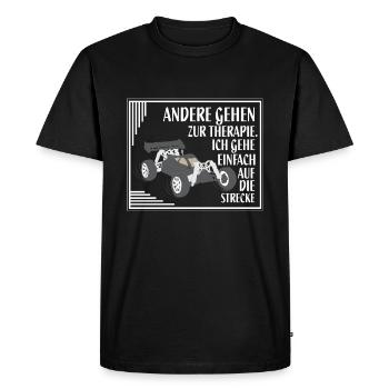 RC Car Therapy - T-shirt Premium bio Homme - noir - Devant - Nico (187cm)