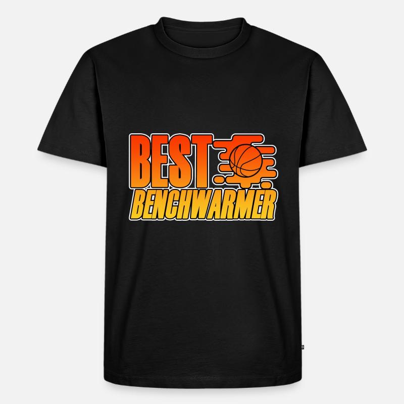 Best Benchwarmer 4 - Männer Premium Bio T-Shirt - Schwarz
