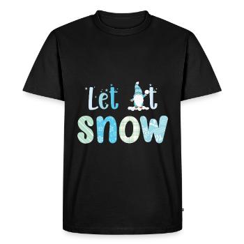 Noël Noël Gnomies - T-shirt Premium bio Homme - noir - Devant - Nico (187cm)
