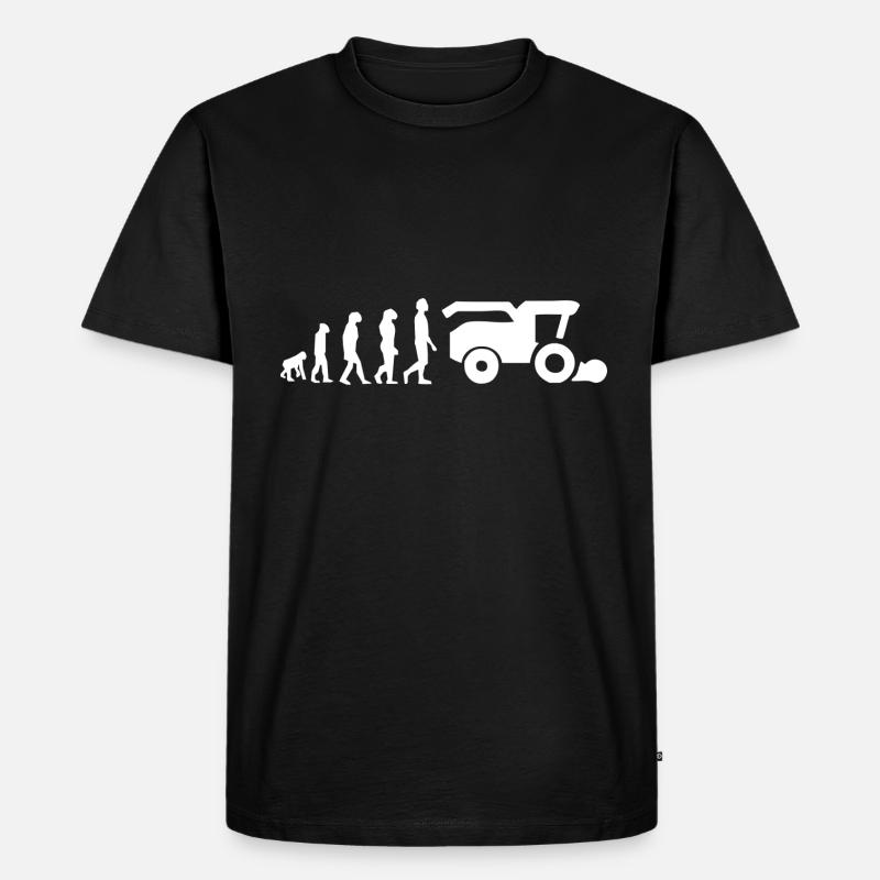 Reaper-Evolution - Männer Premium Bio T-Shirt - Schwarz