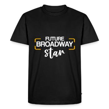 Future Broadway Star 4 - Men's Premium Organic T-Shirt - black - Front - Nico (187cm)