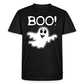 halloween spirit horror grimace funny grimace boo - Men's Premium Organic T-Shirt - black - Front - Nico (187cm)