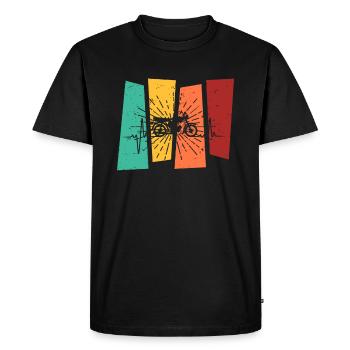 Simson Moped S51 Oldtimer Geschenk - Männer Premium Bio T-Shirt - Schwarz - Vorne - Nico (187cm)