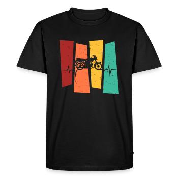 Simson cyclomoteur S51 Oldtimer Vintage Gift - T-shirt Premium bio Homme - noir - Devant - Nico (187cm)
