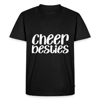 Encouragez les besties - T-shirt Premium bio Homme - noir - Devant - Nico (187cm)