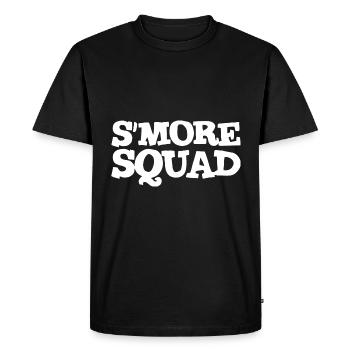 S'more Squad - Men's Premium Organic T-Shirt - black - Front - Nico (187cm)