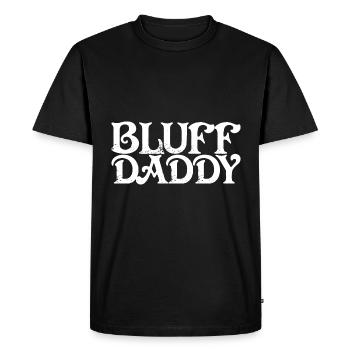 Bluff Papa 3 - T-shirt Premium bio Homme - noir - Devant - Nico (187cm)