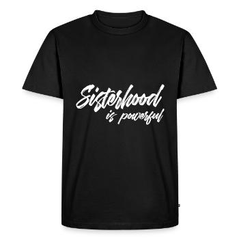 Sisterhood Is Powerful 26 - Men's Premium Organic T-Shirt - black - Front - Nico (187cm)