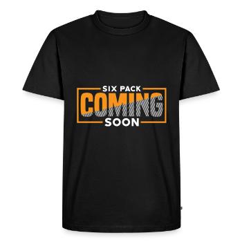 Pack de six bientôt disponible 93 - T-shirt Premium bio Homme - noir - Devant - Nico (187cm)