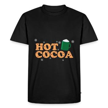 Cadeaux de Noël Noël - T-shirt Premium bio Homme - noir - Devant - Nico (187cm)