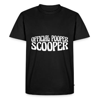Scooper Officielle Pooper 62 - T-shirt Premium bio Homme - noir - Devant - Nico (187cm)